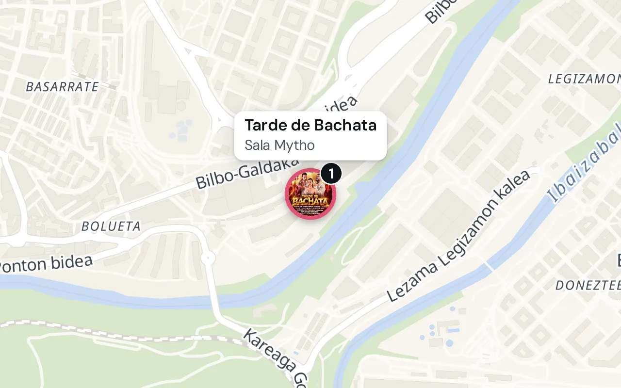Les soirées bachata de ce soir à Bilbao&nbsp;: Sala Mytho