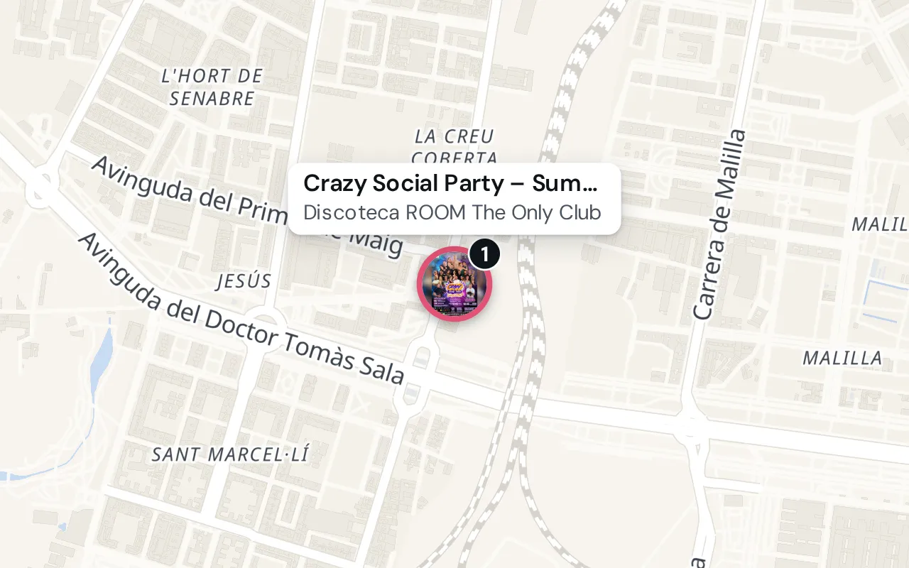 Les soirées bachata de ce soir à Valence&nbsp;: Discoteca ROOM The Only Club